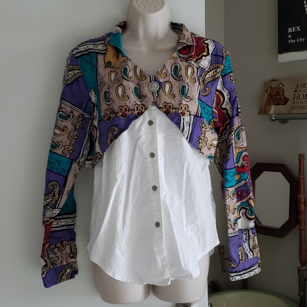 Vintage Roughrider  Blouse Size S